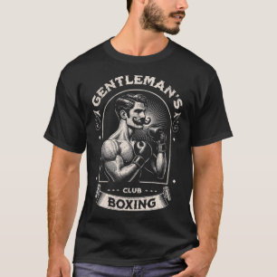 T-shirt #snirt Gentleman's Boxing Club Rétro Avec Box Boxe