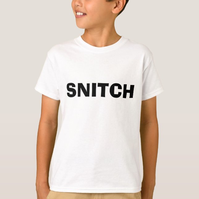 T-SHIRT SNITCH SHIRT FOR KIDS (Devant)