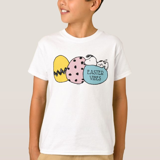 T-shirt Snoopy - Bonne Pâques (Devant)
