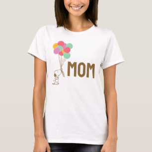 T-shirt Snoopy et ballons   Je suis la maman