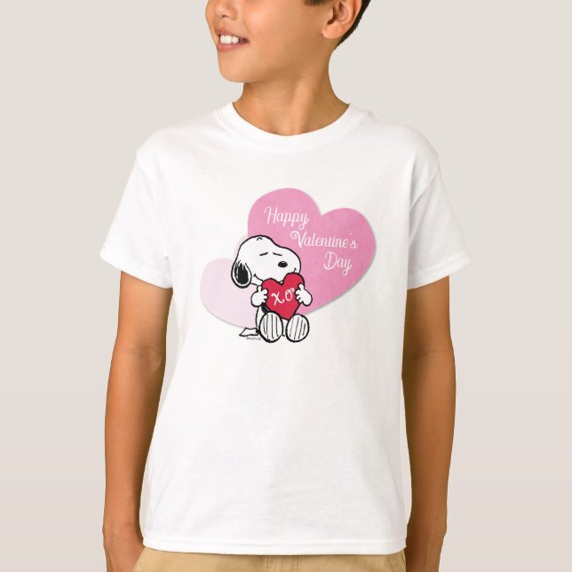 T-shirt Snoopy Hugs & Kisses (Devant)