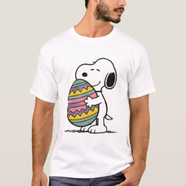 T-shirt Snoopy Pose Sur L'Oeuf De Pâques