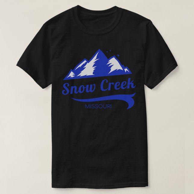 T-shirt Snow Creek ski Missouri 1 (Design devant)