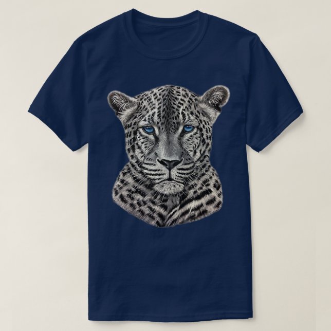 T-shirt Snow Leopard Cool Animal  (Design devant)