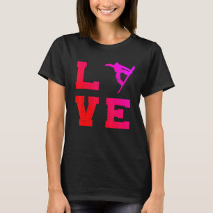 T-shirt Snowboard féminin Snowboard