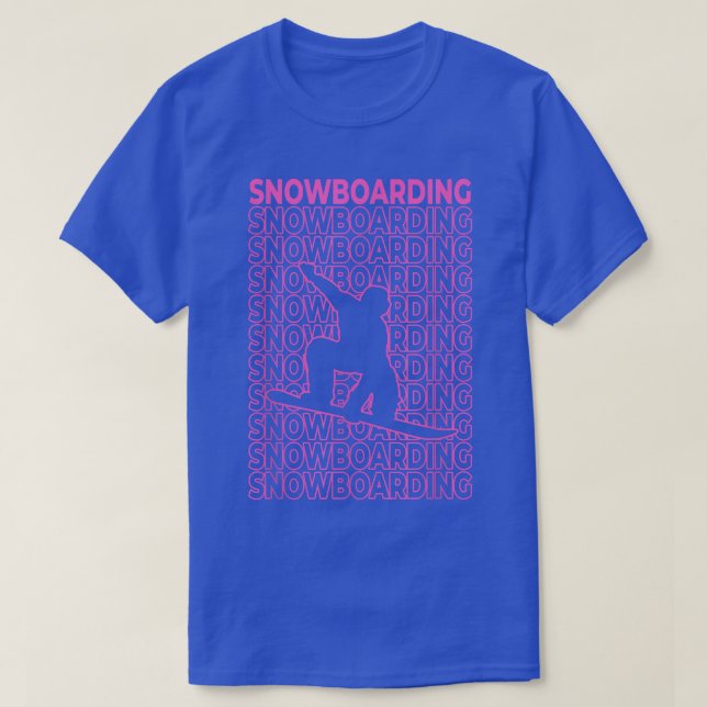 T-shirt Snowboard Pastel esthétique (Design devant)