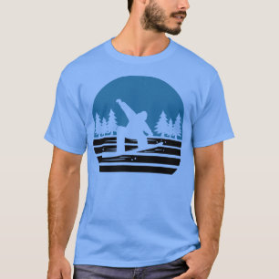 T-shirt Snowboard Retro Vintage 1