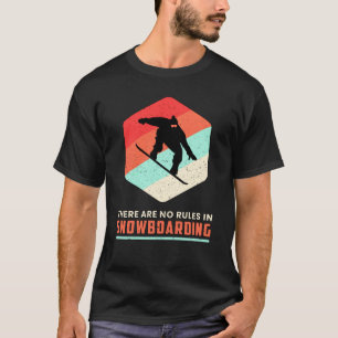 T-shirt Snowboard Snowboard Snowboard Retro Cadeau