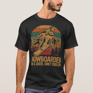T-shirt Snowboardeur comme un skieur seulement Glacière Sk