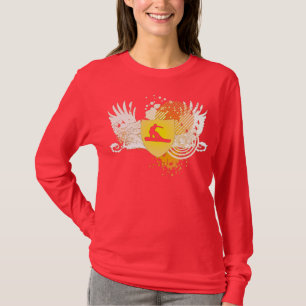 T-shirt snowboarding de haute fidélité. v2.