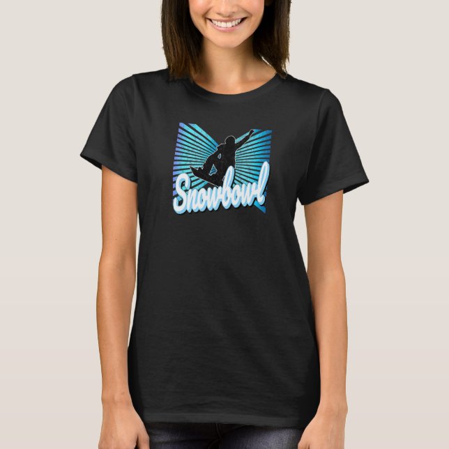 T-shirt Snowbowl Arizona Bodacious Snowboarding Snowbowl S (Devant)