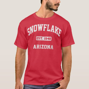 T-shirt Snowflake Arizona AZ Etat vintage Style sportif