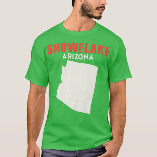 T-shirt Snowflake Arizona USA State America Travel Arizoni