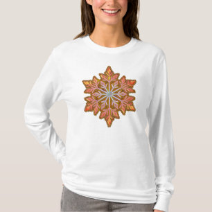 T-shirt SNOWFLAKE-Retro Vintage Snowflake, Sports d'hiver