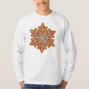 T-shirt SNOWFLAKE-Retro Vintage Snowflake, Sports d'hiver