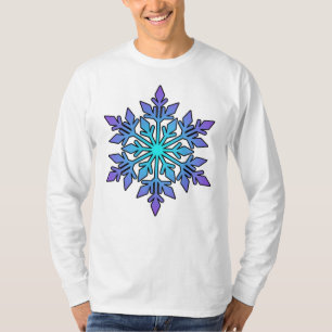 T-shirt SNOWFLAKE-Sports D'Hiver, Snowboard, Ski, Météo