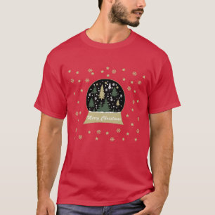 T-shirt snowglobe décoré