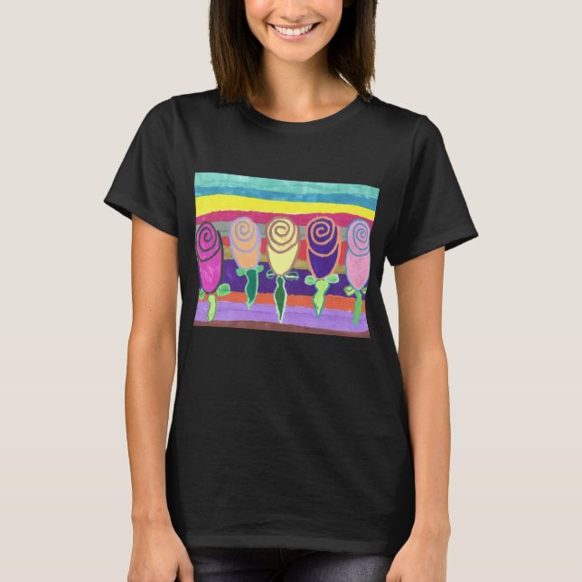 T-Shirt Snowie Roses (Devant)