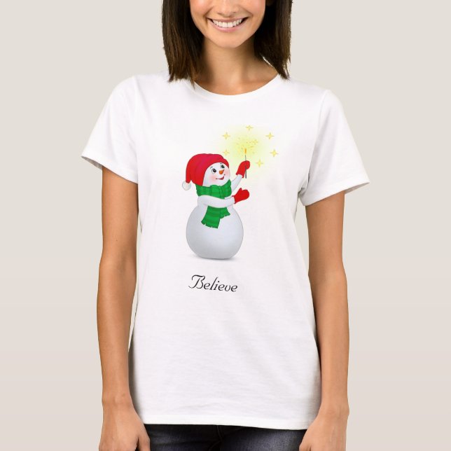 T-shirt Snowman (Devant)