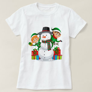 T-shirt Snowman