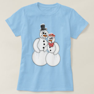 T-shirt Snowman Couple