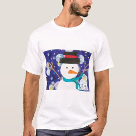 T-shirt Snowman d'hiver