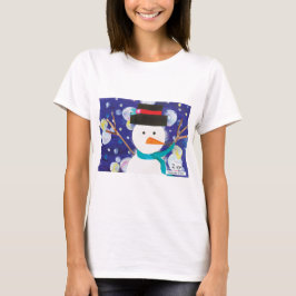 T-shirt Snowman d'hiver