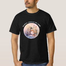 Snowman joyeux en hiver Wonderland Design