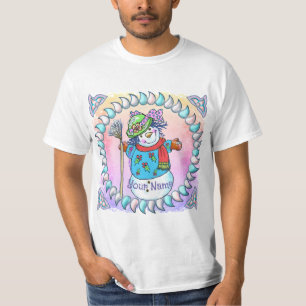 T-shirt Snowman Lady