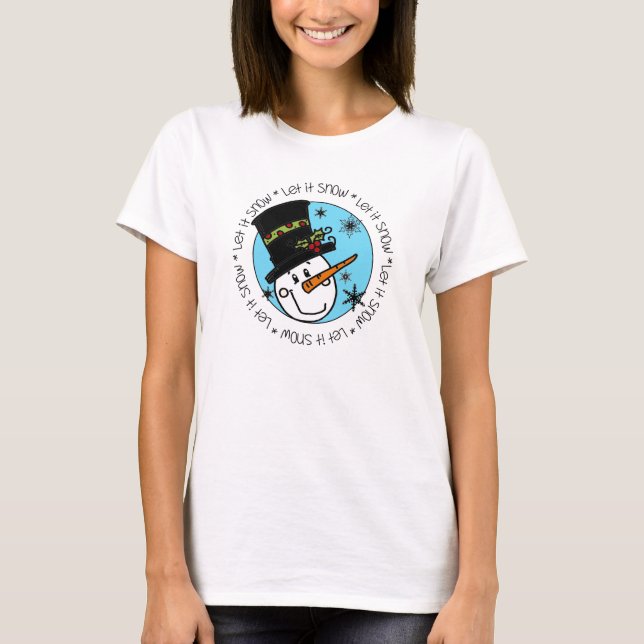 T-shirt Snowman Laisser Neige (Devant)