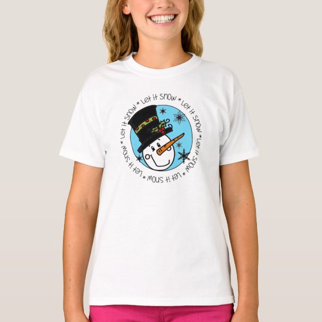 T-shirt Snowman Laisser Neige (Devant)