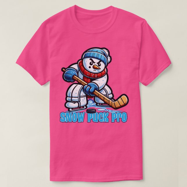 T-shirt Snowman Puck Pro (Design devant)