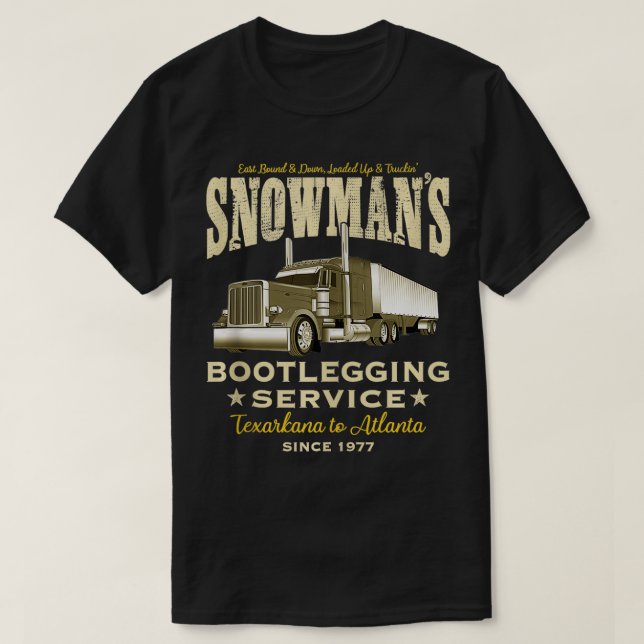 T-shirt Snowmans Bootleging Service (Design devant)