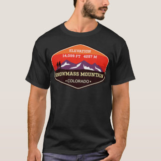 T-shirt Snowmass Mountain Colorado 14ers Escalade de monta