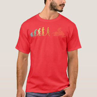 T-shirt Snowmobile Evolution Retro Snowmobile Snowmobile R