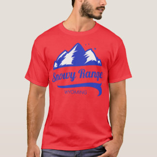 T-shirt SnowRange ski Wyoming