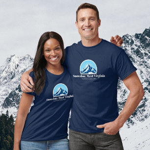 T-shirt Snowshoe West Virginia station de ski cadeau souve