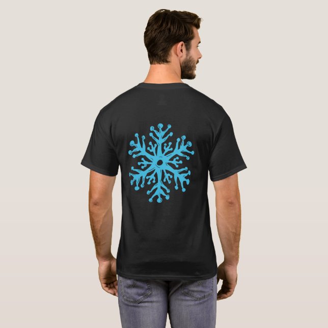 T-shirt Snowtill Black Tee officiel (Dos entier)
