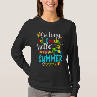 T-shirt So Long 1ère Année Bonjour Été Dernier Jour De L'É