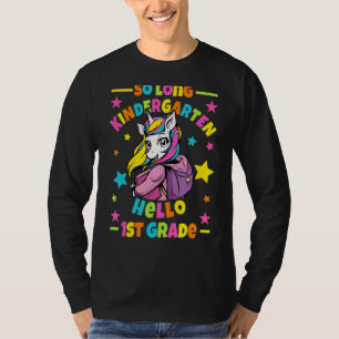 T-shirt So Long Kindergarten Hello 1ère année I Unicorn