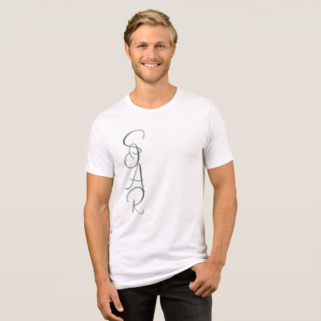 T-Shirt Soar Tri-Blend Shirt (Vorderseite voll)