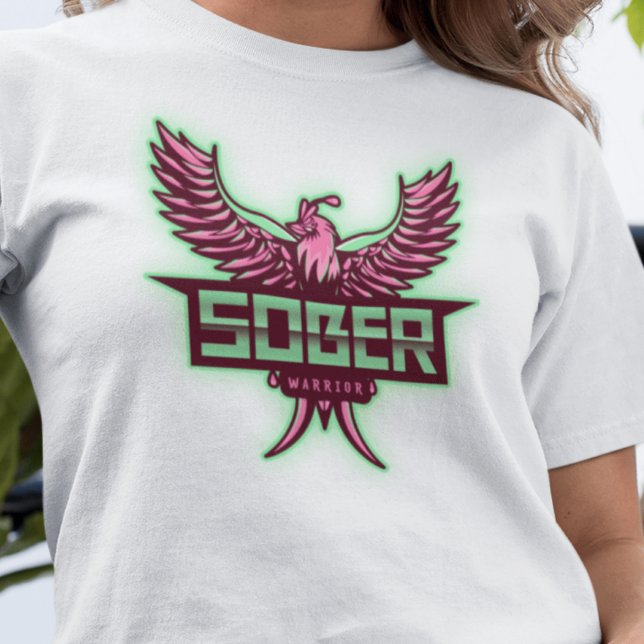 T-shirt Sober Warrior (Créateur téléchargé)