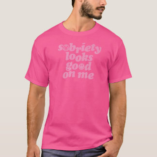 T-shirt Sobriété semble bon pour moi Smile Face Syymbol In