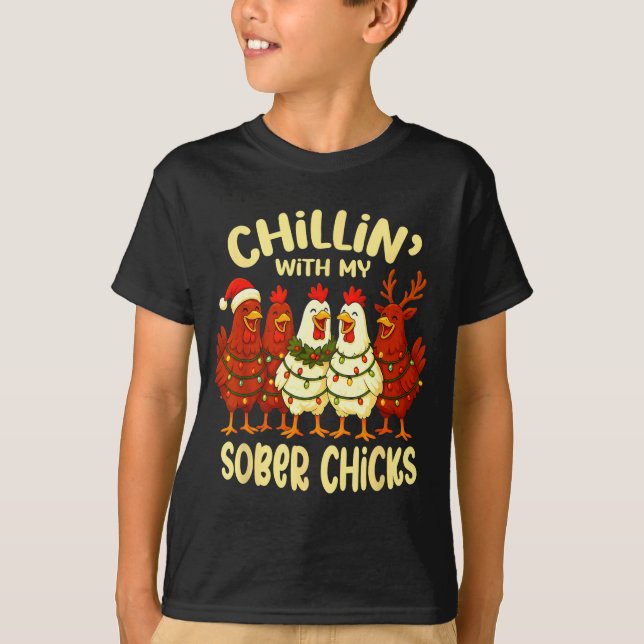T-shirt Sobriety Anniversary Recovery Funny Sober Chicks  (Devant)