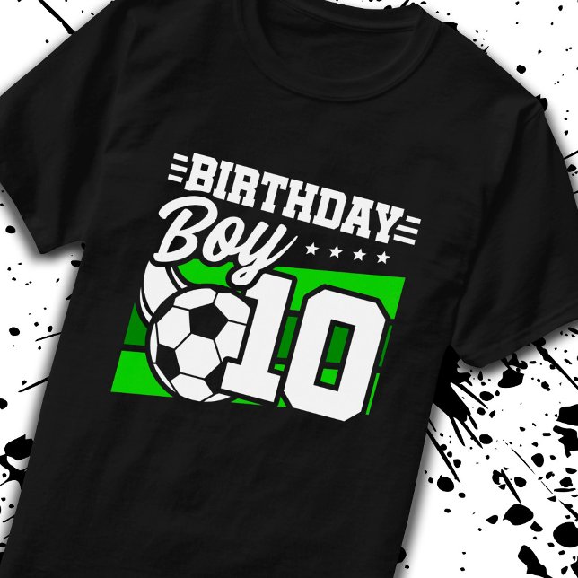 T-shirt Soccer Anniversaire - 10 ans Garçon - 10e annivers (Créateur téléchargé)