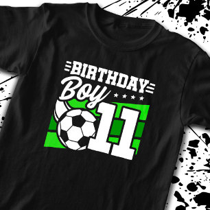 T-shirt Soccer Anniversaire - 11 ans Garçon - 11e annivers