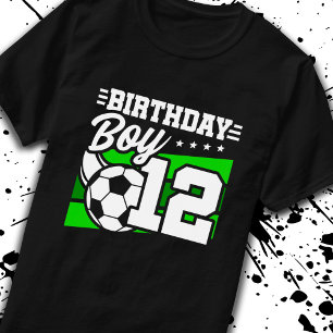 T-shirt Soccer Anniversaire - 12 ans Garçon - 12e annivers