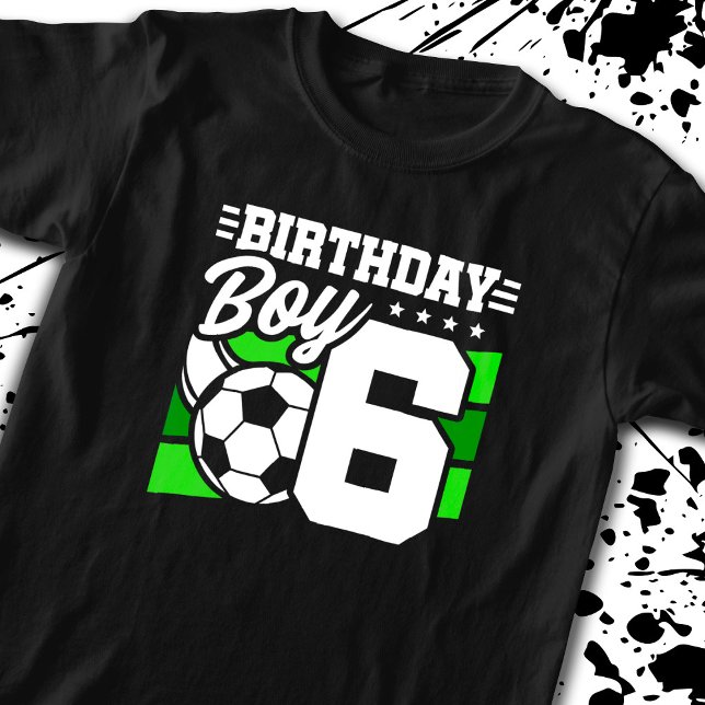 T-shirt Soccer Anniversaire - Enfant de 6 ans - 6e Anniver (Créateur téléchargé)