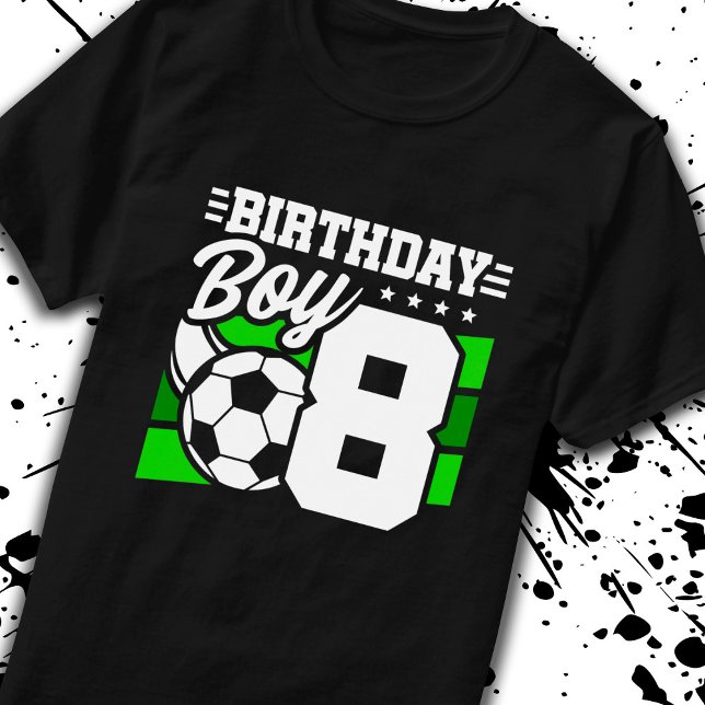 T-shirt Soccer Anniversaire - Garçon de 8 ans - 8e Anniver (Créateur téléchargé)