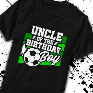 T-shirt Soccer Anniversaire Oncle - Garçons Football Anniv